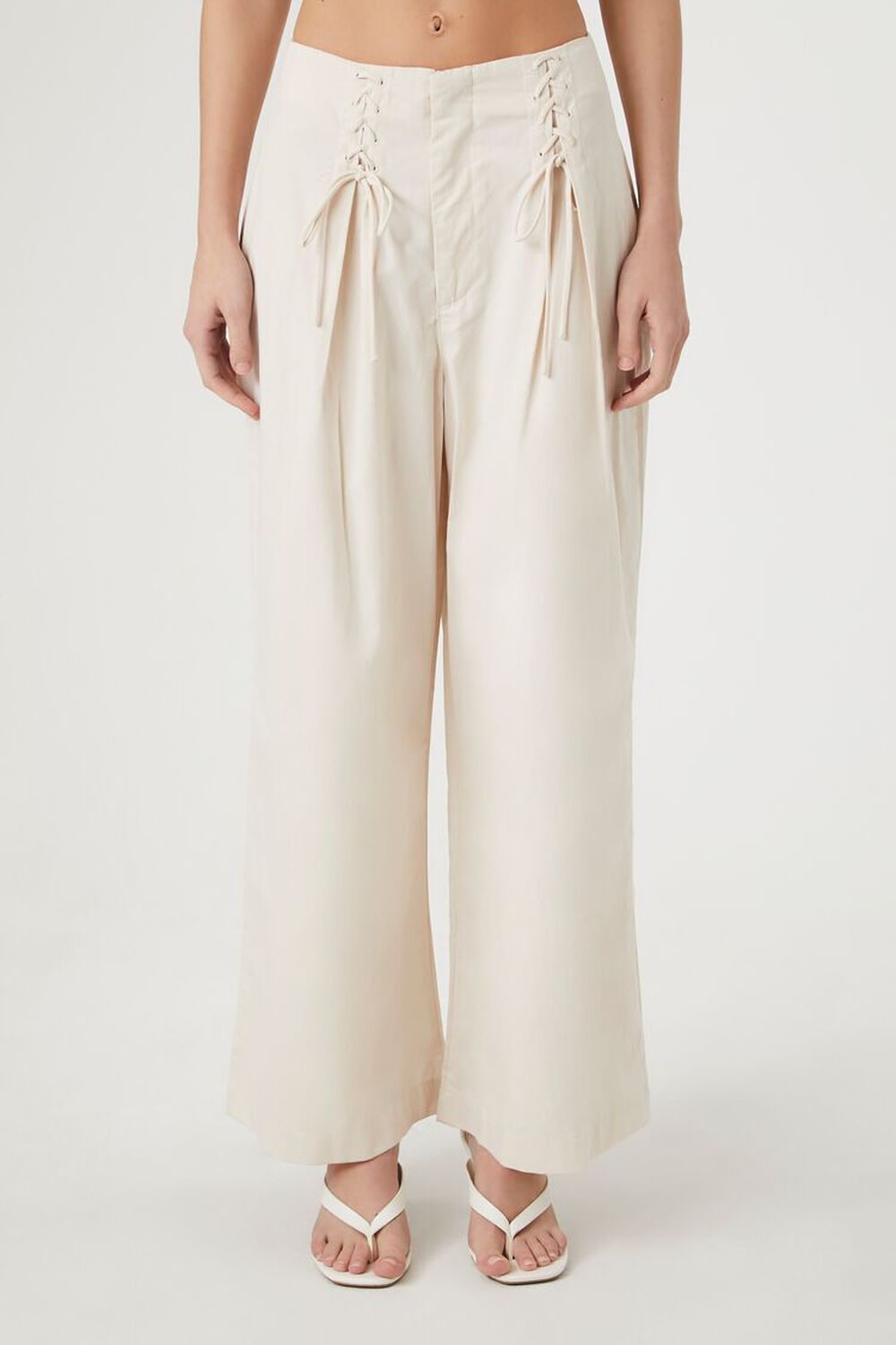 Lace-Up Trouser Pants